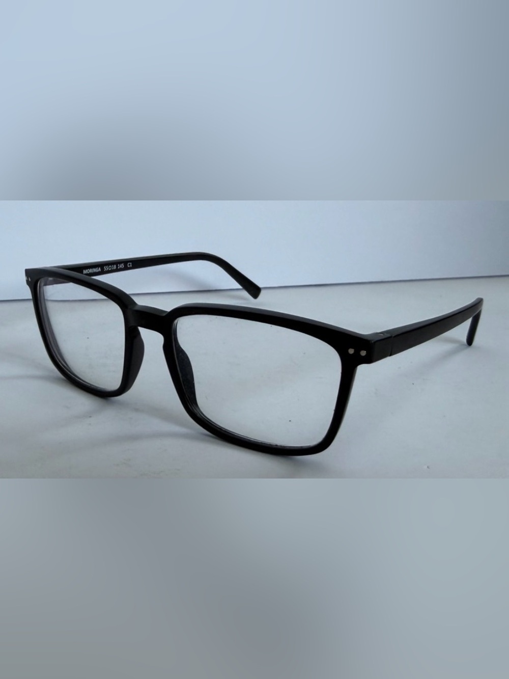 EyeBuyDirect Moringa Basalt Matte Black Eyeglasses Frame ONLY 55-18-145 5 TO SEE